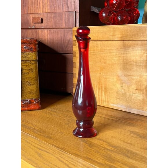 Avon Other - Vintage Avon Ruby Red 1970’s Bud Vase with stopper,  Unforgettable
